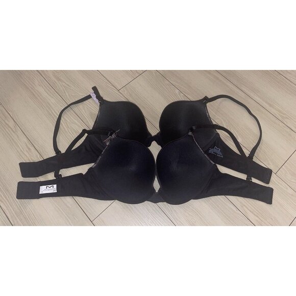 2 Maidenform 05809 Push Up Convertible Shaping UW Bras Womens 38D Black New - Picture 5 of 6